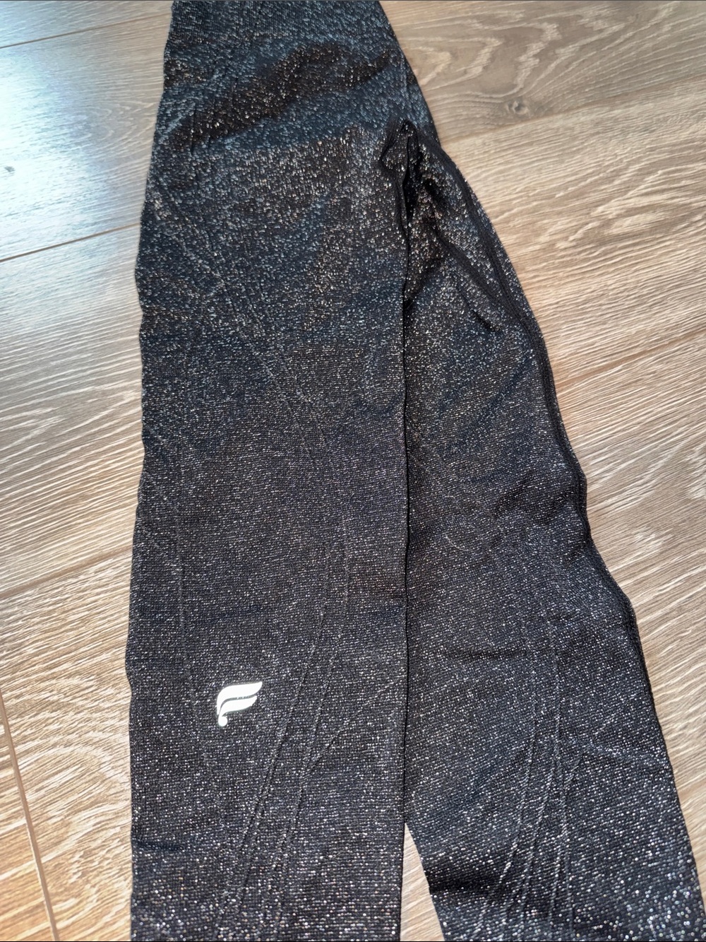 Fabletics Women’s Black Sparkle Workout Leggings